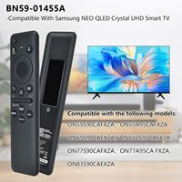 Télécommande vocale - BN59-01455A Télécommande à charge solaire adaptée aux téléviseurs intelligents Samsung NEO QLED Crystal 4K