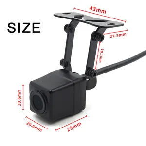 8pin inside and outside car dual mounting Streaming video mirror backup camera 1080P with sony 323 chips