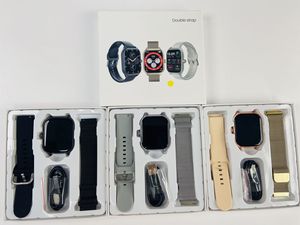 Wholesale Smart <b>Watch</b> 2.01inch Bt Call Fitness Tracker Fashion Sports Waterproof Double Straps Smartwatch for Men Women - Product Image 2