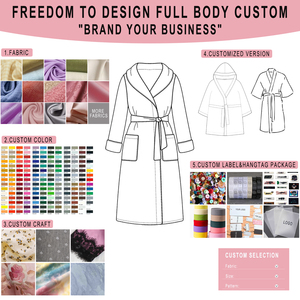 HUOYOUNG personalizado <span class=keywords><strong>mujer</strong></span> Kimono Collar lujoso Hotel impreso 100% algodón Seersucker gasa Albornoz familia <span class=keywords><strong>ducha</strong></span> <span class=keywords><strong>bata</strong></span> <span class=keywords><strong>Mujer</strong></span> - Product Image 4