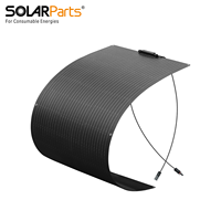 Panneau solaire flexible ultra-fin Peel Stick Charge 120W sans perçage pour camping-car et fourgonnette