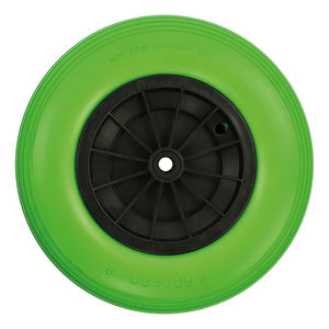 Cheng Jin Vehicles 4.80/4.00-8 PU Foam Wheel Green Solid Airless Caster Wheel <b>For</b> <b>Tool</b> <b>Cart</b> - Product Image 1