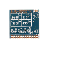 CMT2300A SI4438/SI4432 433MHz LoRa modul Transceiver nirkabel RF penerima antena pegas jarak 1000M