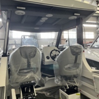 Bateau de pêche en aluminium 20 pieds (6 m) 2025 Gospel Top Sale, yacht de tourisme de luxe, petit bateau économique avec cabine et moteur à vendre