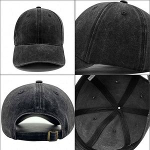Gorra de Béisbol de Algodón Desgastado - Gorra Lavada con Logotipo Personalizado Bordado - Product Image 3