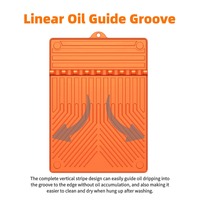 Tapis de grillade magnétique en silicone pour grillades, tapis à spatule, pour comptoir de cuisine, grillades d'extérieur