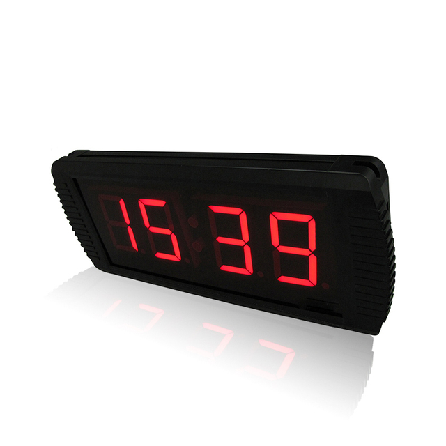 Ganxin Digital Red 3" LED Count Down Chronograph Timer Alarm Function Office Home Wall Decor Clock with Remote Control Switch