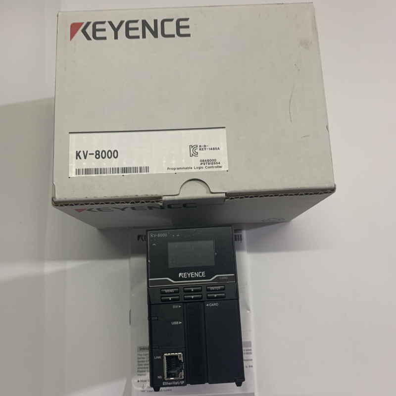 キーエンス　KV-8000 CPUユニット　KV-7000C KEYENCE KV-8000 CPUユニット - 1年保証、作業温度-40~+85℃、検出範囲