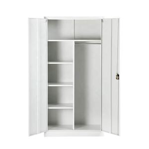 Armoire de classement de bureau moderne à 2 portes, armoire de rangement en acier, armoire de classement multifonctionnelle, armoire de rangement en métal avec étagère réglable - Product Image 1
