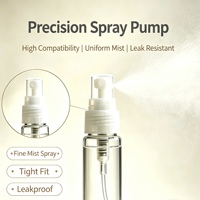 Flacon vaporisateur de parfum miniature rechargeable en verre borosilicate de 3 ml/5 ml/10 ml, diamètre 15 mm, avec pompe à vis.