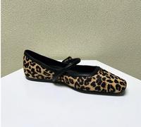 Chaussures élégantes pour femme, nouvelles chaussures plates à bout carré, chaussures plates à bride Mary Jane pour femmes