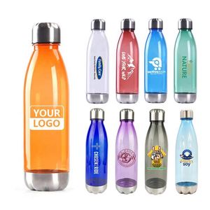 Botella de Agua Deportiva de Plástico con Logotipo Personalizado, 350, 500, 700 ml, Libre de BPA, para Gimnasio - Product Image 1