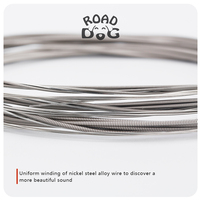 Road Dog KE 09 10 High Carbon Hexagon Steel Core PVD Ion Coating Coated Nickel Steel Alloy Material Electric Guitar String