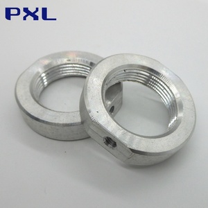 Op Maat Gemaakte M28 Draad Aluminium Legering 6061 Roestvrijstalen Borgmoer Voor Scooter Cnc Bewerking Voor Het Bewerken Van 0.01Mm - Product Image 2