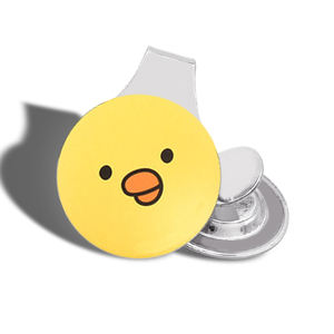 Benutzer definierte Golfhüte Knopf Abzeichen Magnet kugel Marker mit Metall Hut Clip - Product Image 6