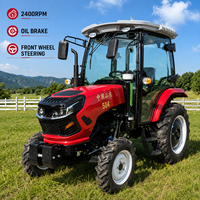 Tracteur compact de haute qualité 50 CV 4x4 avec moteur diesel CE EPA Euro 5, idéal pour l'agriculture et l'aménagement paysager