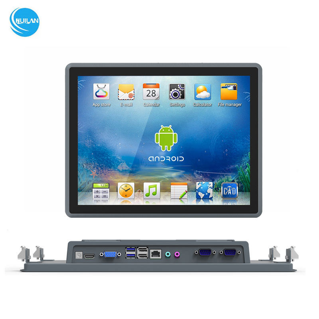 15" Android Fanless Industrial Touch Panel PC, Front IP65 Waterproof, RK3288/RK3399/RK3566/RK3568 Chips