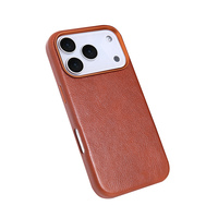 Étui de téléphone magnétique en cuir PU de luxe pour iPhone 17 Air 16 Plus 15 14 13 12 Pro Max 11 avec protection d'appareil photo