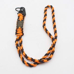 Porte-clés en paracorde personnalisé en usine, collier en corde <span class=keywords><strong>de</strong></span> parachute tressée avec drapeau américain, cordon pour activités <span class=keywords><strong>de</strong></span> plein air - Product Image 3