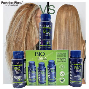 Brezilya proteini OEM brezilyalı Protein pürüzsüz saç tedavisi Salon kullanımı için <span class=keywords><strong>Bio</strong></span> Keratin 100ml kiti saç düzleştirme kremi Set - Product Image 1