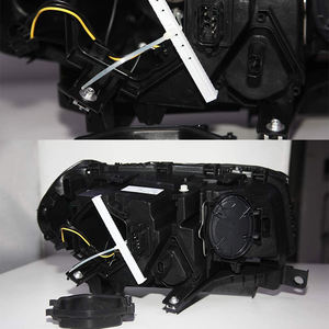 Fari Anteriori per BMW X3 E83, Alloggiamento Nero, Anni 2004-2006, <span class=keywords><strong>TYC</strong></span> - Product Image 4