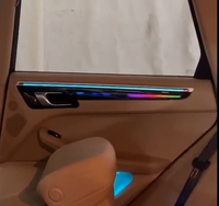 Kit d'éclairage d'ambiance dynamique à 64 couleurs Cardoo pour Porsche Macan 2014-2017, accessoires d'éclairage LED pour l'intérieur de la voiture