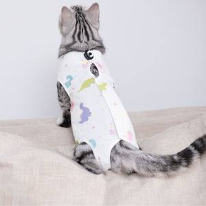 ¡Nuevos y elegantes trajes de recuperación para gatos! Algodón transpirable, antilamer, anticobertizo, ideal para gatos después de la esterilización y el destete - Product Image 4