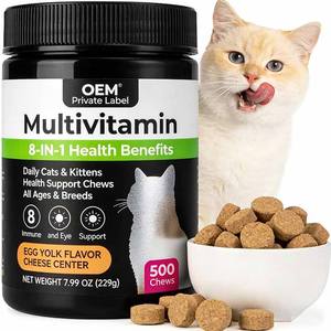 OEM/ODM Golosinas para Perros y Gatos con Alto Contenido de Proteínas - Absorción Rápida, Salud Segura para la Piel y el Pelaje, Multivitaminas y Refuerzo Inmunológico, Fórmula Personalizable - Product Image 1