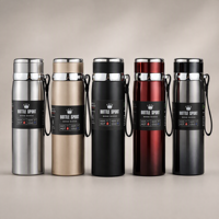 Coffrets Cadeaux Portables Isothermes Modernes en Acier Inoxydable 316 Grande Capacité, Écologiques, Imprimés en 3D, avec Séparation Thé/Eau, Marque Silverbox