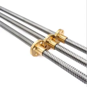 Low Price China Lead Screw 8*2 300mm length Lead Screw with brass nut for Automatic Machinery