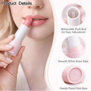Wholesale Luxury Lip Balm Container <b>Custom</b> Color Plastic Empty <b>Lipstick</b> Tubes Case Luxury Lip Gloss Packaging for Cosmetics - Product Image 2