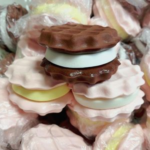 Wet Soft Hand Feel Sticky Simulation Waffle <b>Biscuit</b> Slow Rebound PU <b>Gift</b> Decompression Model Props Drop Shipping - Product Image 4
