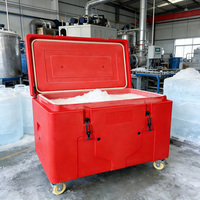 Conteneur isotherme de 480 L pour la livraison de glace carbonique, boîte de transport pour aliments congelés et logistique pharmaceutique