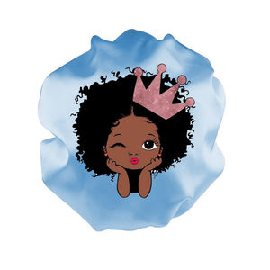 Шелковая атласная шляпа для волос, Детская шляпа с логотипом на заказ - Product Image 3