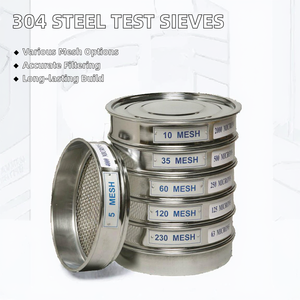 304 Edelstahl-Drahtgewebe Gewebtes Einfaches Standard-Prüfsieb Grobe Maschenweite (5-50 <span class=keywords><strong>Mesh</strong></span>) Robust Korrosionsbeständig - Product Image 2