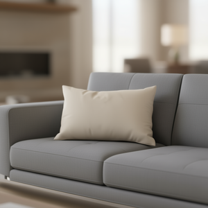 Cuscino di Lusso Elastico in Tessuto Cojin Stretch Bianco Riso 40*60 - Product Image 2