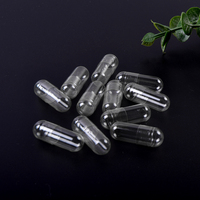 Capsules vides transparentes de toutes tailles en HPMC végétal de qualité supérieure, prix usine, avec impression de logo possible