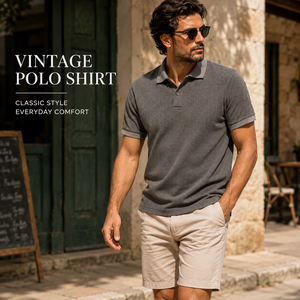 Polo Vintage para Hombre, Polo de Golf de Lujo Personalizado, Tejido Texturizado Premium, Marca Personalizada, Hecho a Medida por el Fabricante - Product Image 2