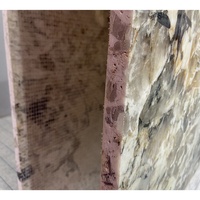 Prix de gros dalle de marbre blanc Pandora, dalle de marbre Patagonia, carrelage en pierre naturelle de luxe, marbre brésilien Pandora