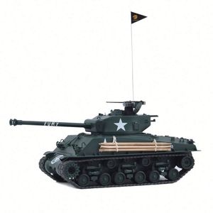 2026 Hooben 1/16 Us Fury Medium Tank M4a3e8(hvss) <span class=keywords><strong>Sherman</strong></span> Easy 8(e8) Easy Eight 2.4g Radio Control Full Functions Rc Tank Rtr - Product Image 1