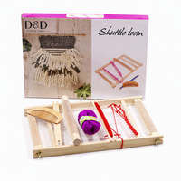 Kit de métier à tisser en bois multi-artisanat, grand cadre pour tapisserie, barre de tissage DIY pour enfants