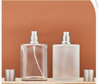 Botol Semprot Parfum Isi Ulang 30ml/50ml/100ml dari Kaca dengan Pompa Kabut Halus, Tutup Logam, Sablon & Pencetakan Stempel Emas Jiangsu
