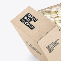 Boîte postale ondulée Offre Spéciale d'emballage alimentaire avec le logo d'impression fait sur commande creux de boîte de présentation