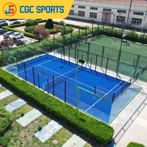 Precio de fábrica Panorámica al aire libre <span class=keywords><strong>Pala</strong></span> Padel Court Cancha de Pádel interior con techo de cubierta - Product Image 4