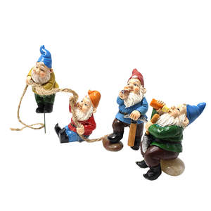 รูปปั้นตุ๊กตาโนมส์นางฟ้าสำหรับประดับสวนงานตกแต่งเทศกาลอีสเตอร์งานฝีมือทำจากยางเรซินเครื่องประดับกลางแจ้งขายส่งศิลปะโพลีเรซิน - Product Image 3