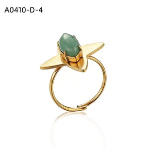 แหวนแฟชั่นประดับ PIEDRA NATURAL A0410 สำหรับผู้หญิง เครื่องประดับคุณภาพสูง - Product Image 4