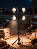 STSLITE - Vente en gros usine - Projecteur LED Par Slim 400W RGBW/Blanc Chaud IP65 avec contrôle DMX512 pour Grandes Scènes/Théâtres/Extérieur