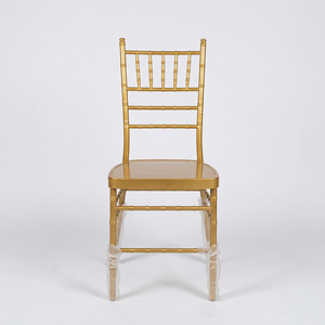 SMOOTH Factory Wholesale Gold Metal Chivari <b>Chair</b> For Wedding Events Party Catering - Product Image 1