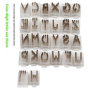 Instrumento Veterinário Cão Ear Marcação Alicates Porco Tatuagem Alicates Ear Pricking Alicates com Codificação Tinta para Animais de Estimação - Product Image 3