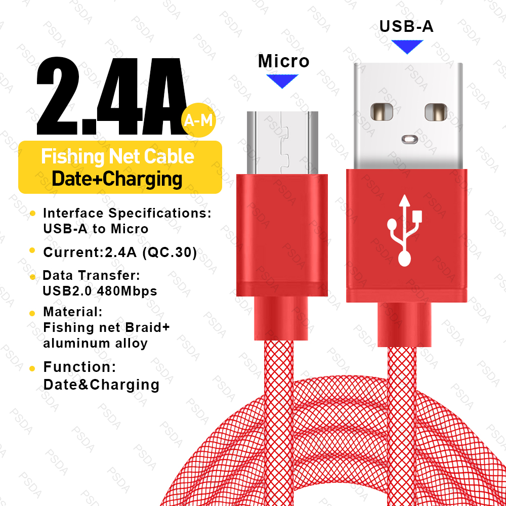 MICRO USB-rosso (UCB005)